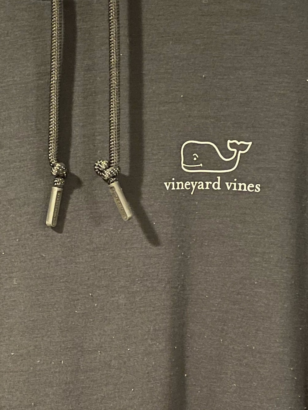 Vineyard Vines Black Performance Pullover Hoodie with Gray Camo Side Panels - Picture 6 of 6